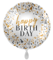 Preview: XL Jumbo Folienballon - Happy Birthday, Sektflaschen - 71cm